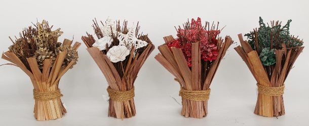 Ideas para la decoraciÃn con flores y hojas secas Ramas secas con flores